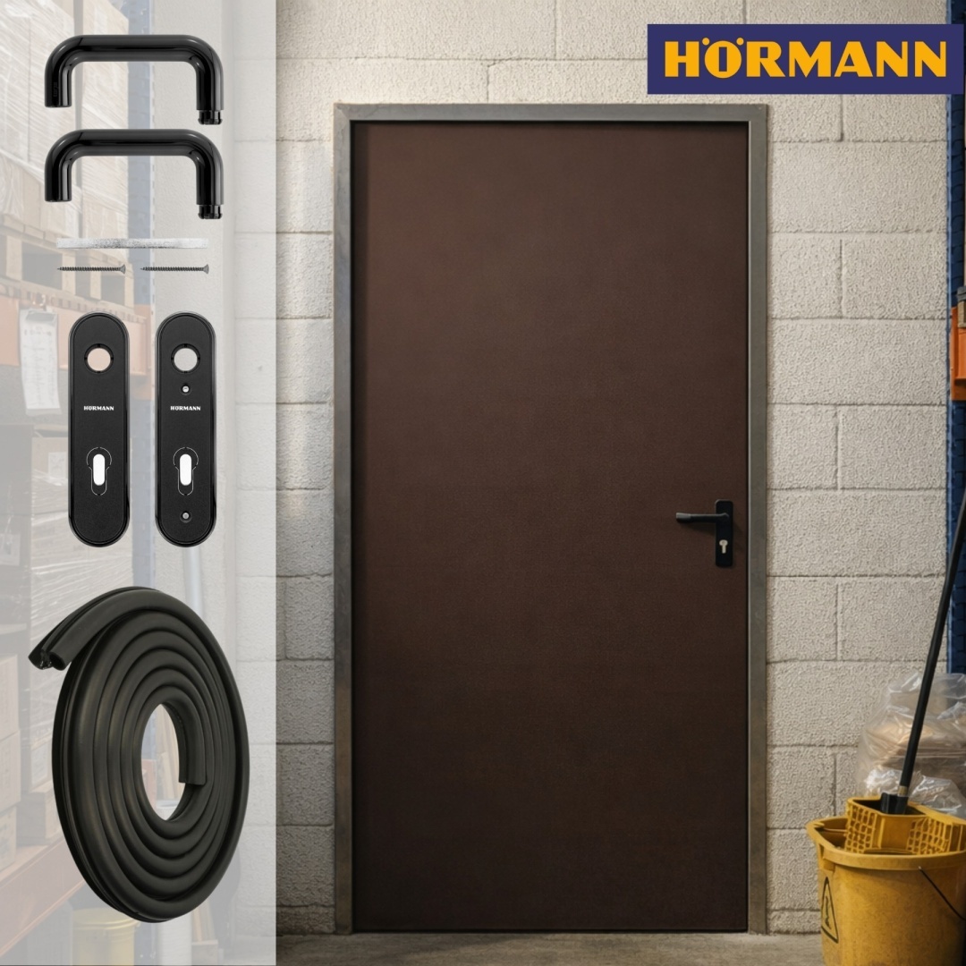Drzwi Techniczne Brązowe Hormann ZK ISO 100cm 1000 x 2000 > Hormann